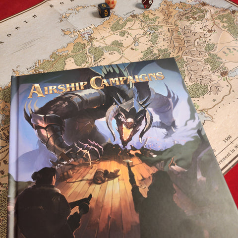 Airship Campaigns (Hardcover Book + PDF) + Airship Map Tiles Bundle